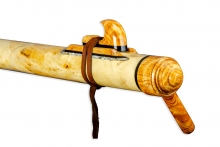 Yellow Cedar Burl Native American Flute, Minor, Bass A-3, #O11B (2)